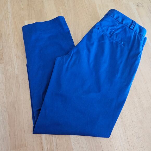 Banana Republic Women's Ryan Fit Royal Blue Crop Ankle Pant Size 6 - Picture 9 of 9